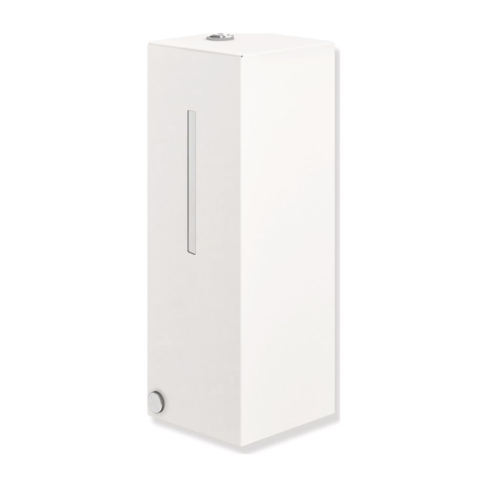 HEWI Distributeur de mousse savonneuse Sensoric, revêtement poudre, Blanc profond mat, référence 900.06.00760 DX