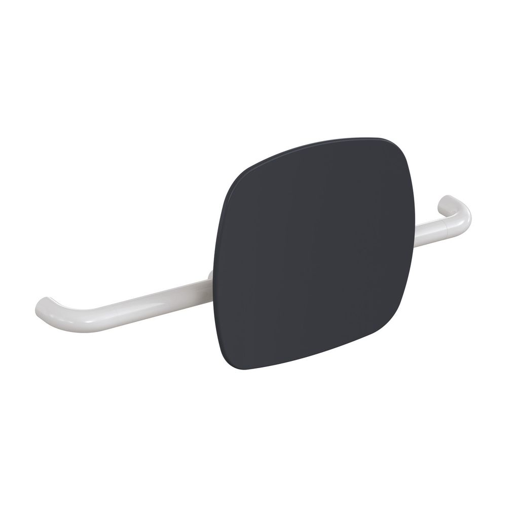 HEWI Soutien dorsal anthracite, poignée rabattable WA 150 mm, blanc signalétique, 801.51.9062 98