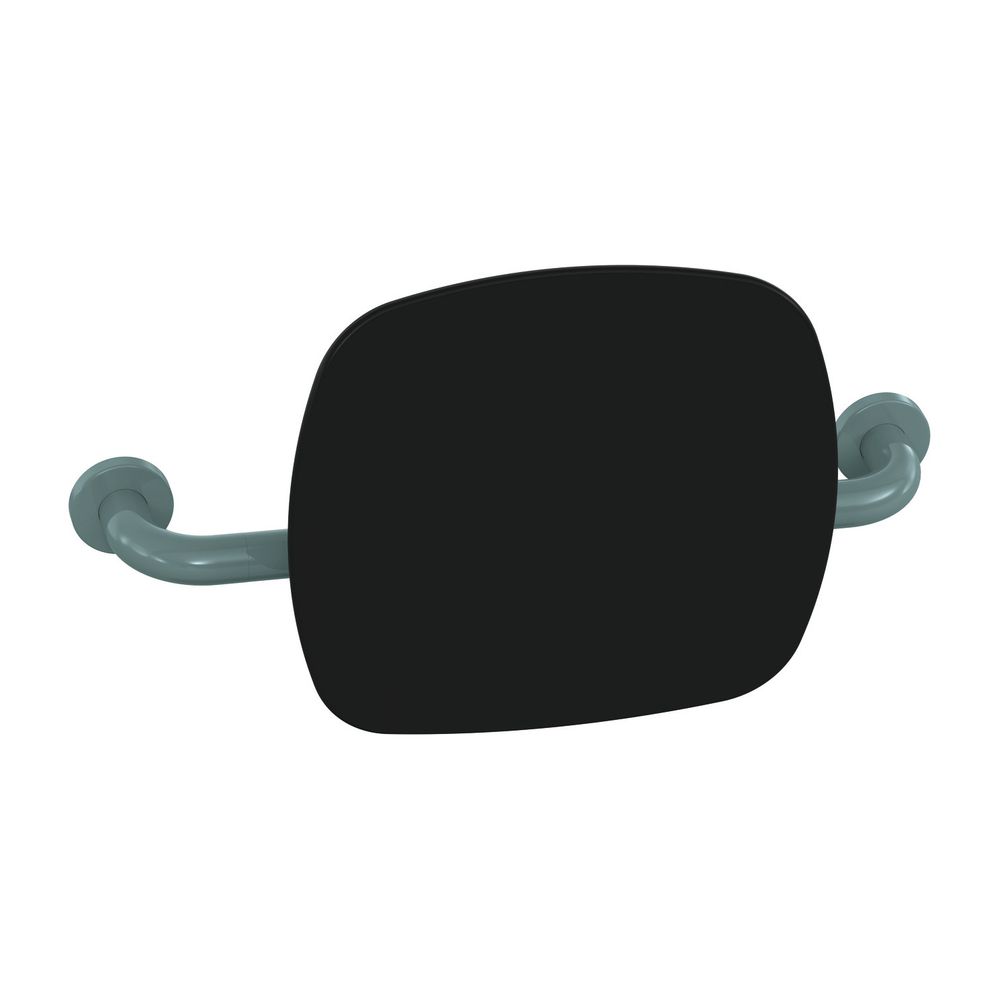 HEWI Soutien lombaire BS noir profond, WA 150 mm montage mural, bleu aqua, 801.51.9123 55