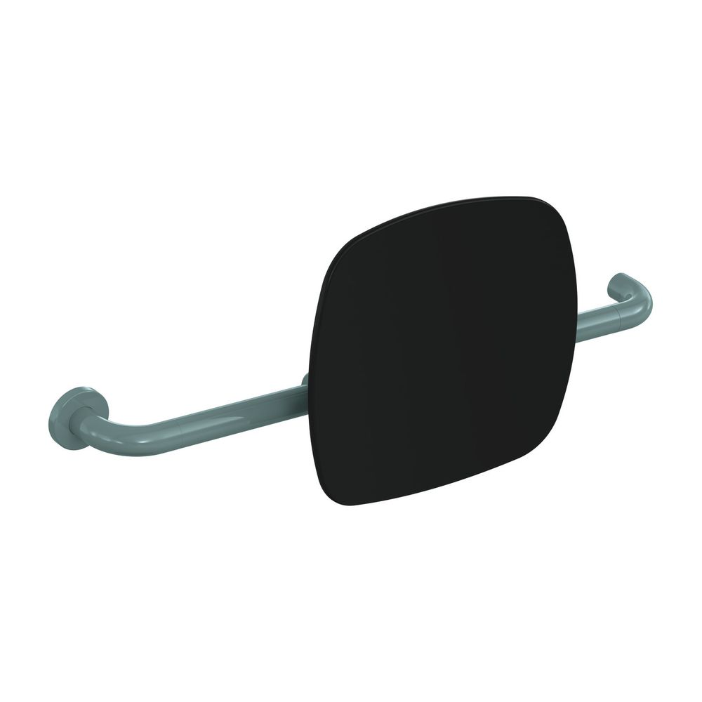 Dossière HEWI noir profond, WA 150 mm, gauche pour fixation murale/poignée rabattable - Aquablau - 801.51.9263L 55