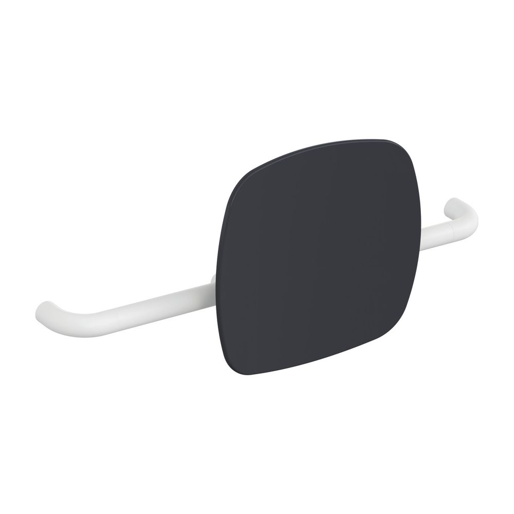 Support dorsal HEWI Anthracite EM, WA 150 mm - Montage par poignée rabattable, Signalweiß, Réf. 801.51B9062 98