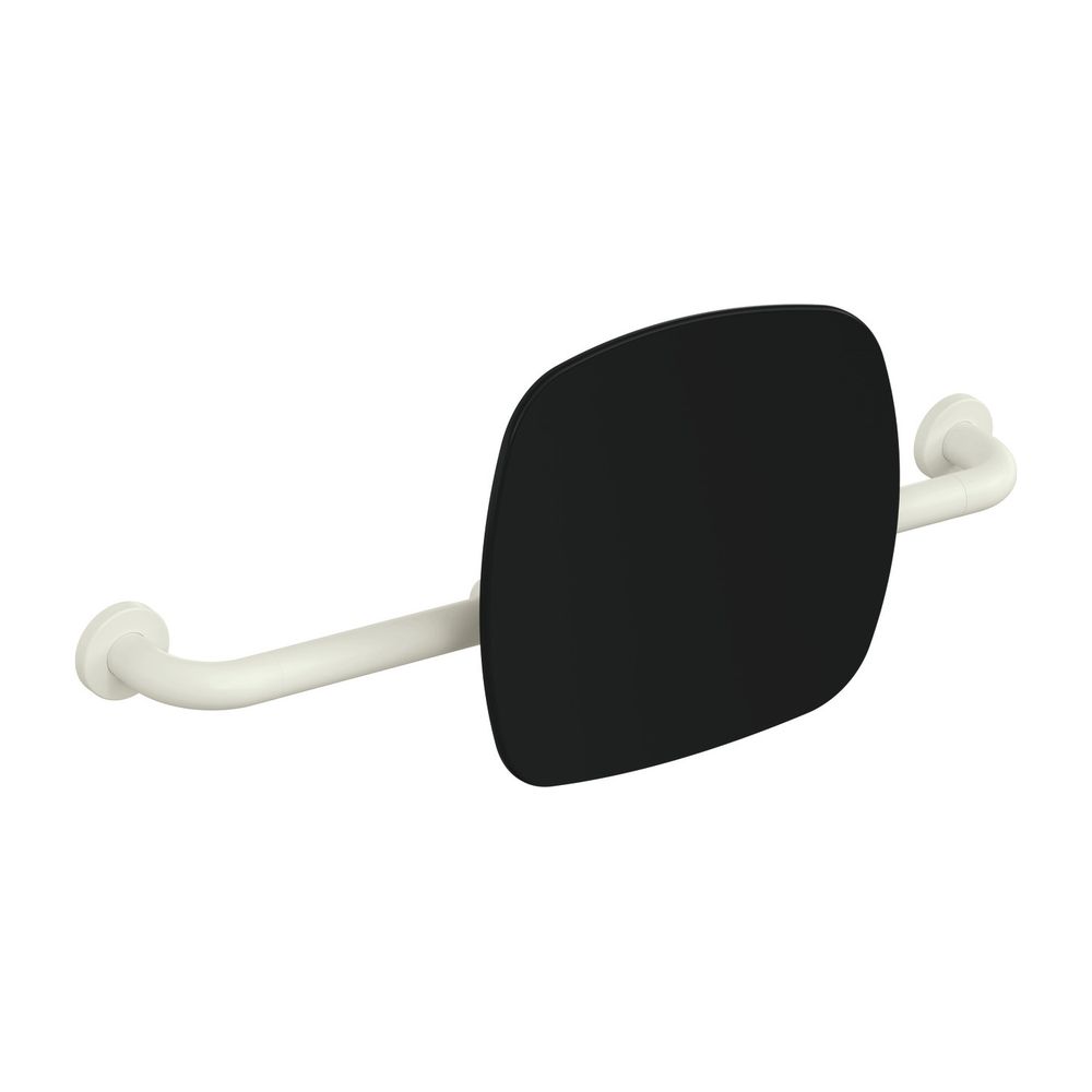 Dossier lombaire HEWI noir profond EM, WA 150 mm, montage mural, BM211.2, blanc pur, 801.51B9163 99