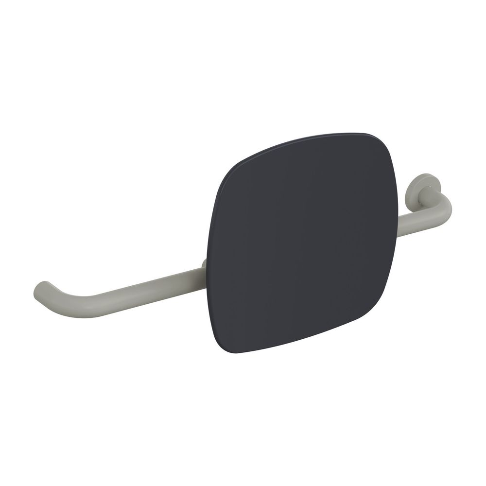 Support lombaire HEWI Anthracite EM, WA 150 mm, droit pour fixation sur poignée rabattable murale/support, Gris pierre, 801.51B9262R 95