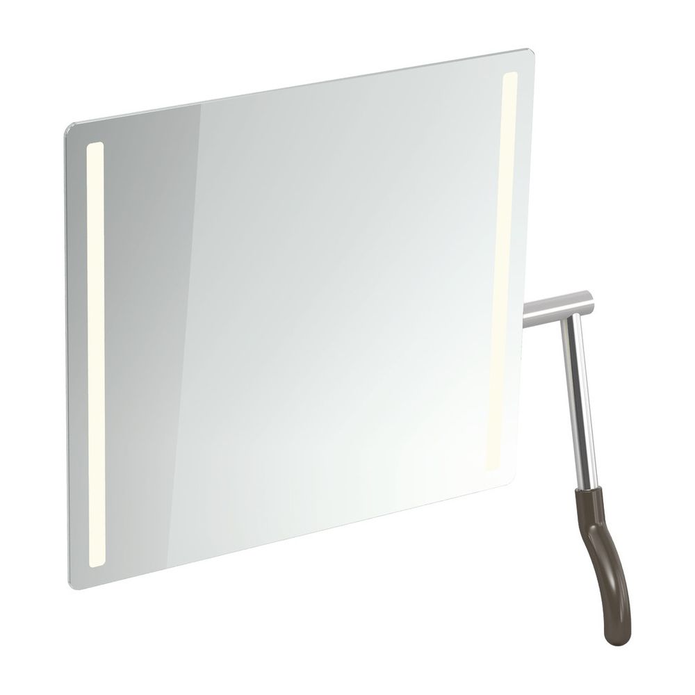 HEWI Miroir orientable Série 802 LED basic, droit ombre