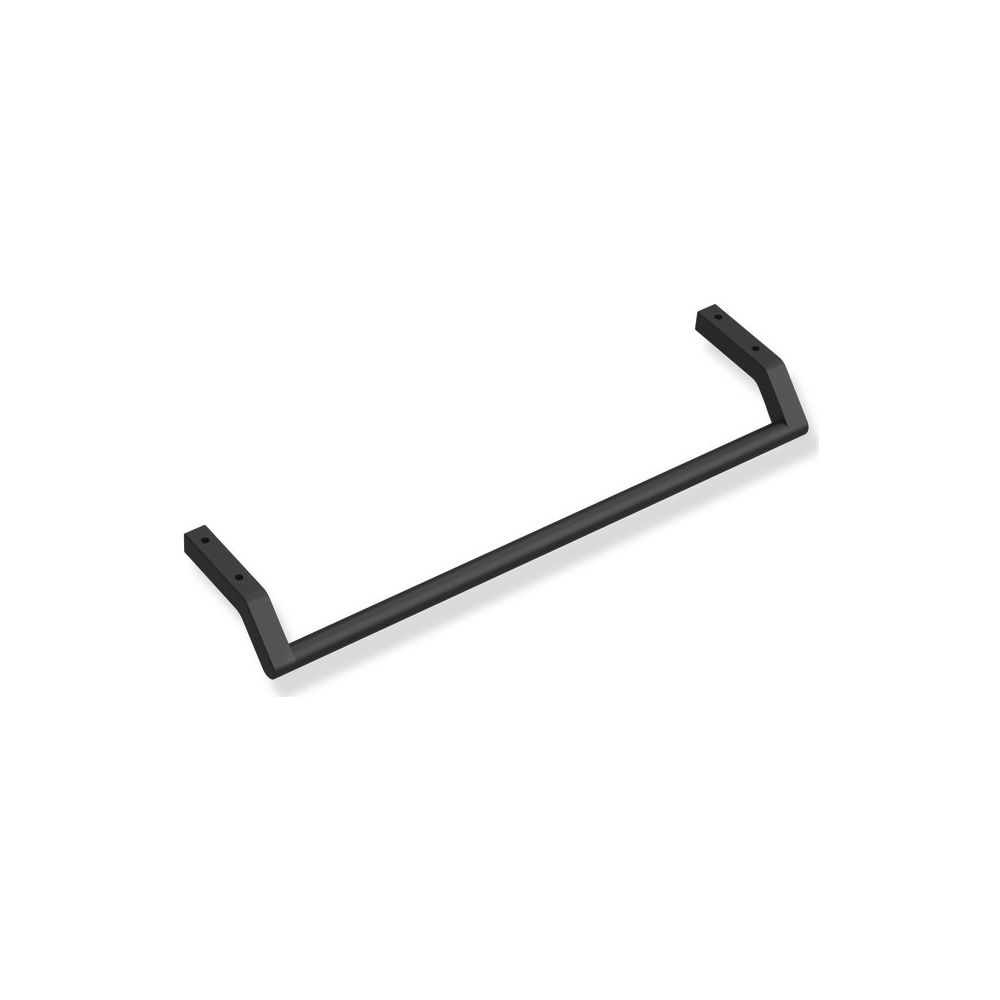 HEWI Poignée de lavabo 647 mm, Ø 25 mm, revêtement poudre pour lavabo à longueur variable gris foncé perle profond mat