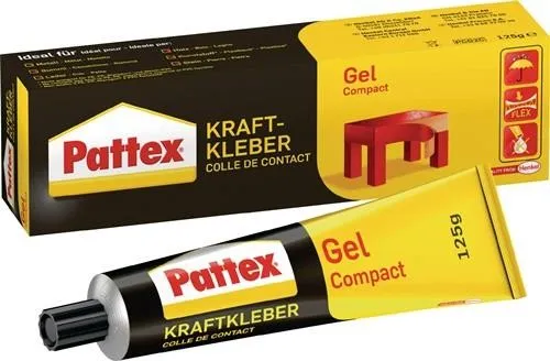 Pattex Colle forte Gel Compact -40°C à +70°C 125 g tube