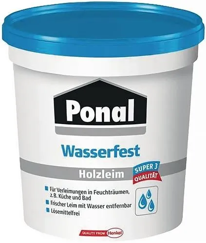 Colle à bois Ponal Hydrofuge/Super 3 (seau de 5 kg) EN 204 : D3