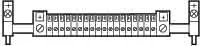Rail de distribution Eaton N43RS27