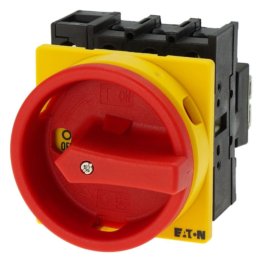 Sectionneur principal Eaton P1 P1-32/EA/SVB/N, 32A, 15kW, 4 pôles, Rouge/Jaune