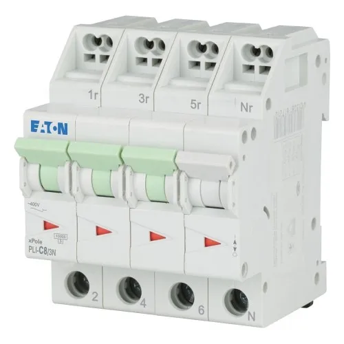 Eaton disjoncteur PLI-C8/3N