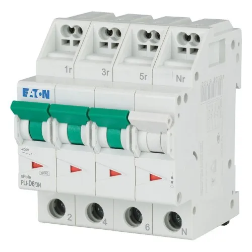 Eaton disjoncteur PLI-D6/3N