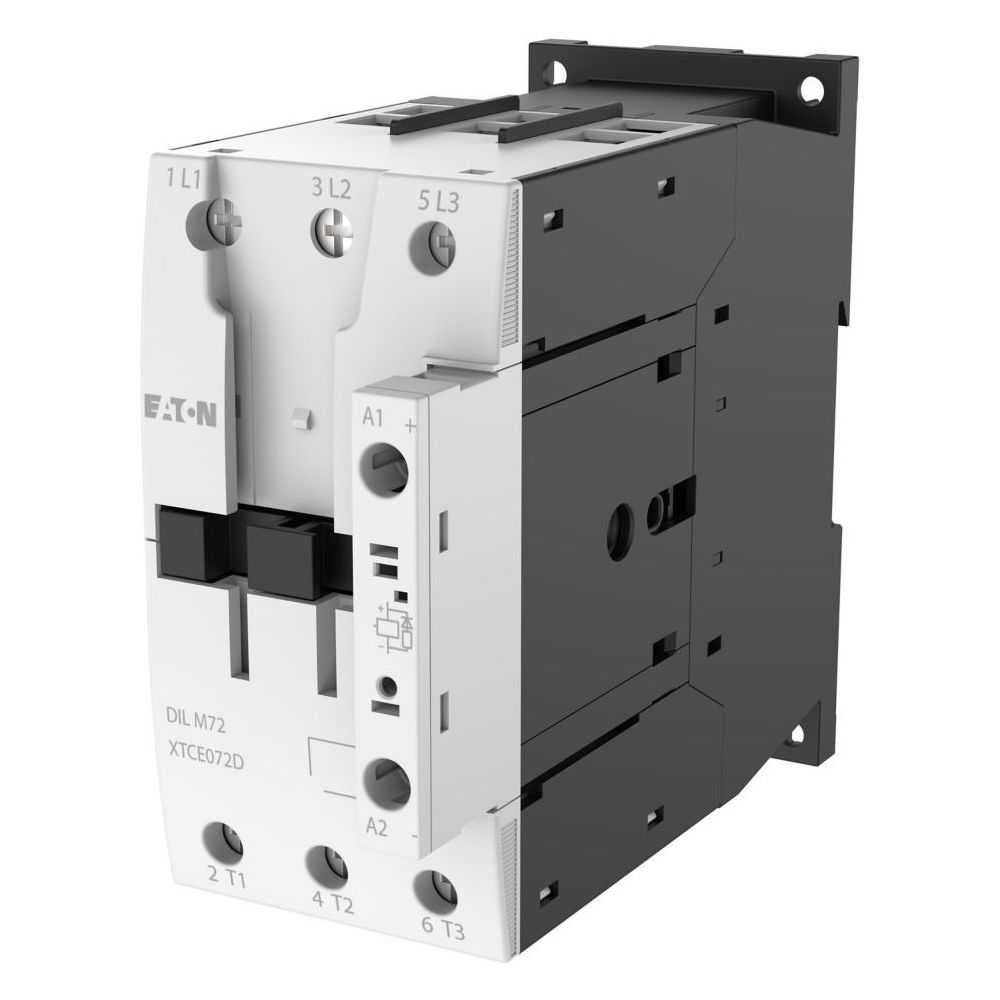 Contacteur de puissance Eaton DILM DILM72(RDC24), 3 pôles 37 kW, bornes à vis