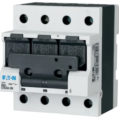 Eaton sectionneur porte-fusible de sécurité D02-LTS/63-3-HK