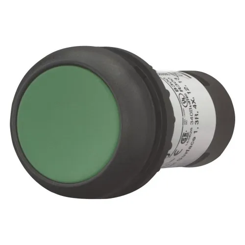 Eaton bouton-poussoir plat M22S-D-G-K20