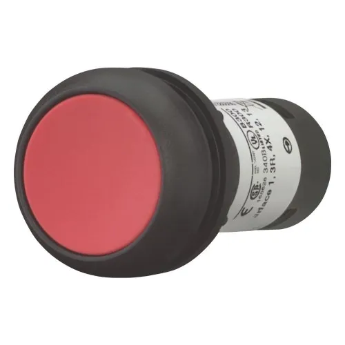 Eaton bouton-poussoir plat M22S-D-R-K02