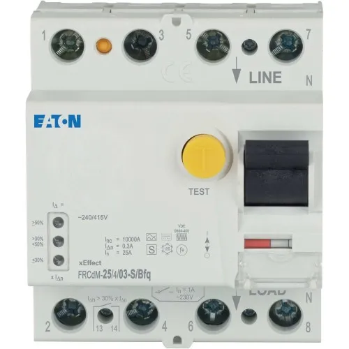 Disjoncteur différentiel Eaton FRCDM-25/4/03-S/BFQ
