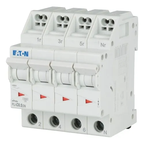 Disjoncteur Eaton PLI-C0,5/3N