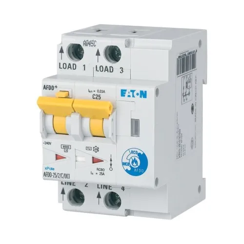 Eaton Disjoncteur différentiel AFDD-25/2/B/003-A