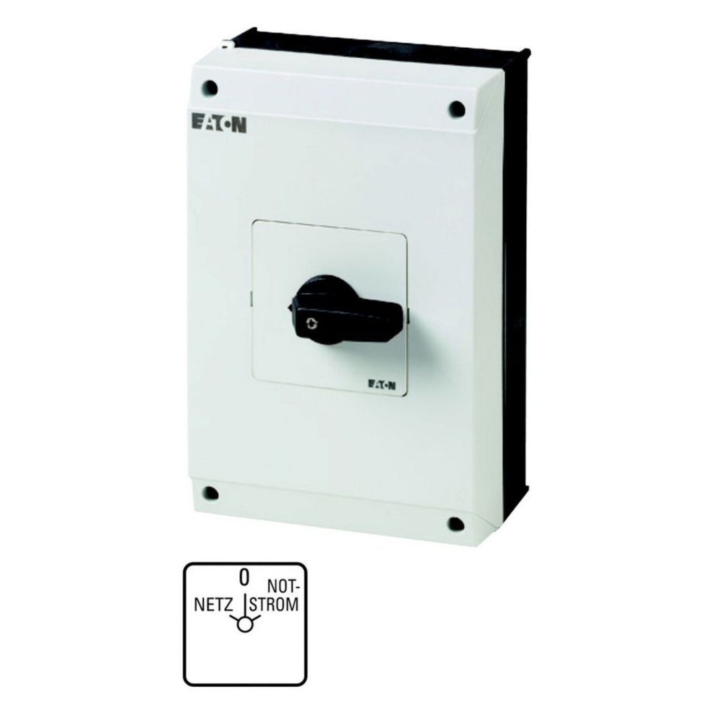 Eaton commutateur T5B T5B-4-8902/I4, 63 A, 4 unités de construction, plastique, noir