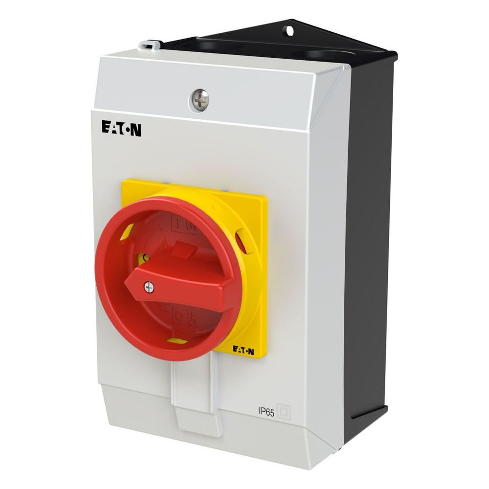Eaton interrupteur-sectionneur principal P1 P1-25/I2/SVB/N, 25 A, 4 pôles, montage en saillie, gris/rouge
