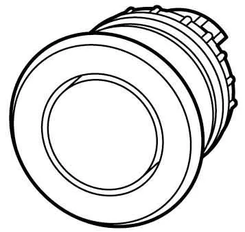 Eaton Bouton-poussoir à champignon M22-DRP-R