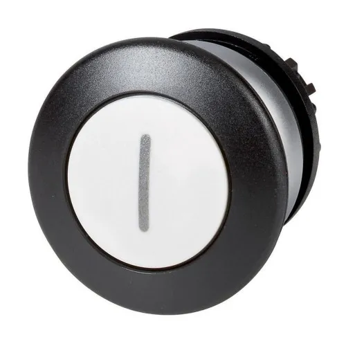 Bouton-poussoir à champignon Eaton M22-DRP-W-X1