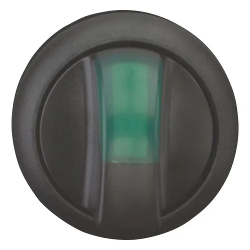 Bouton-poussoir lumineux Eaton avec levier M22S-WRLK-G, 2 positions, vert