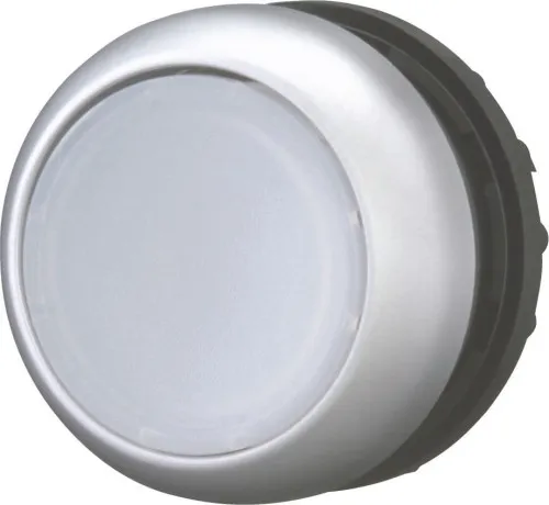 Bouton-poussoir lumineux Eaton RMQ-Titan M22-DL-W, 22,5 mm, plastique, titane/blanc