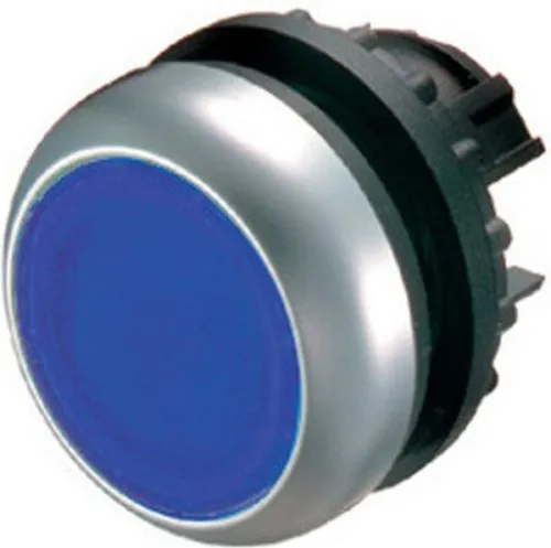 Eaton Bouton-poussoir lumineux RMQ-Titan M22-DL-B affleurant, 22,5 mm, plastique, bleu