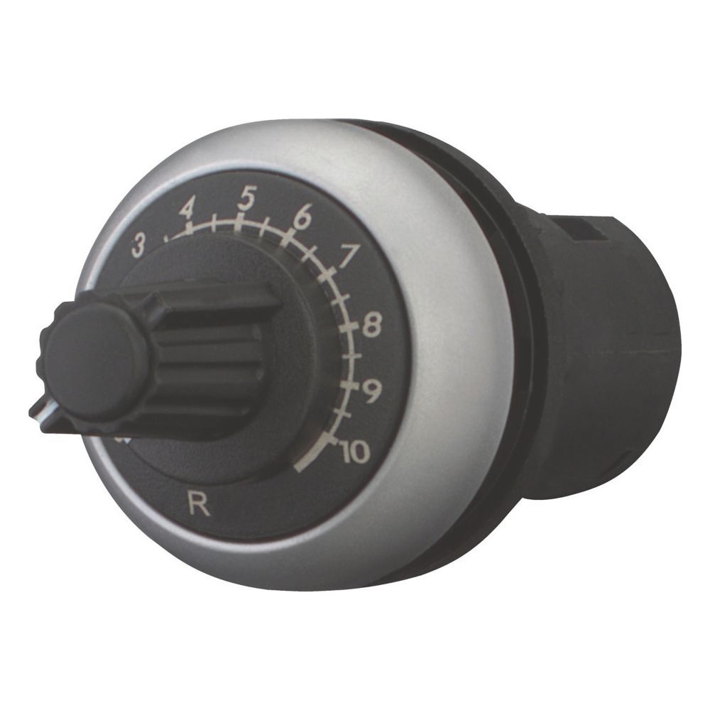 Potentiomètre Eaton M22 M22-R10K - 22,5 mm - 10 kΩ - 0,5 W - Titane