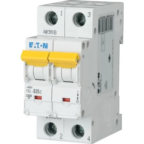 Interrupteur différentiel Eaton PXL-C25/2 avec étiquette