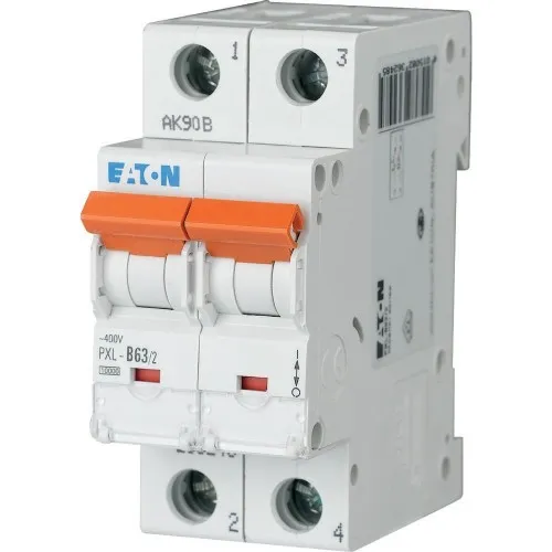 Interrupteur différentiel Eaton PXL-C63/2 avec étiquette