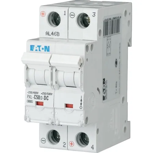 Disjoncteur différentiel Eaton PXL-C50/2-DC