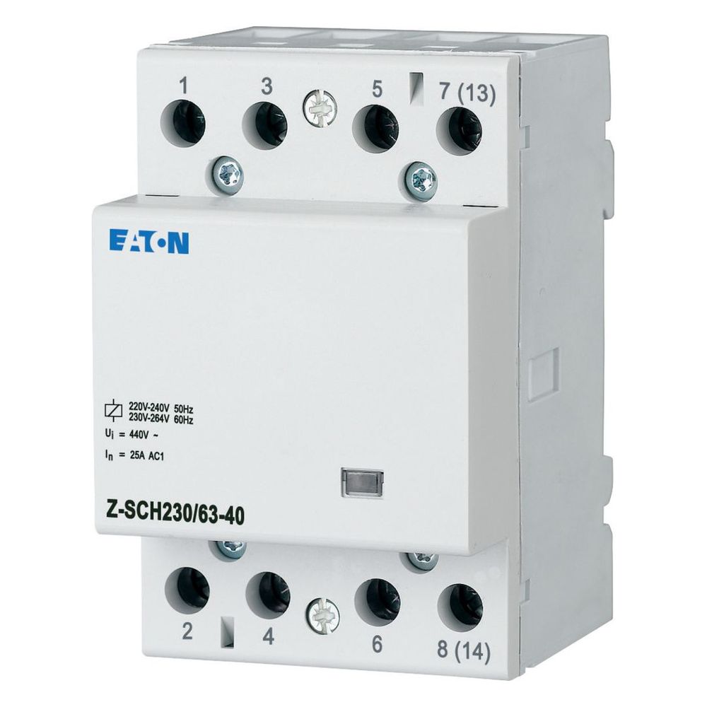 Contacteur de puissance Eaton Z-SCH230/63-40, 230V 63A 4 contacts