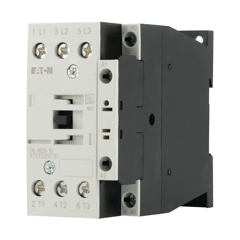 Contacteur de puissance Eaton DILM25-10, 11 kW, 3 pôles, 230 V/240 V, 1 S, 85x45x97 mm
