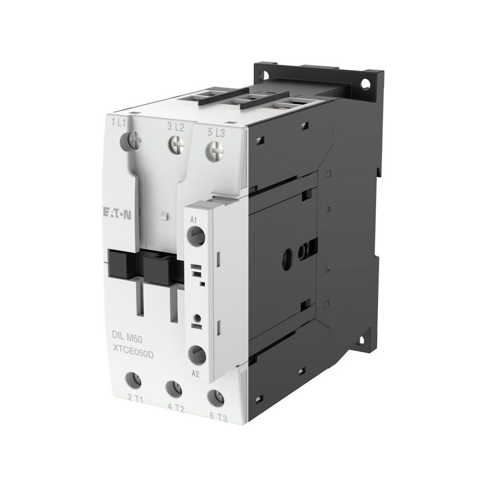 Contacteur de puissance Eaton DILM50, 3 pôles 22 kW, bornes à vis