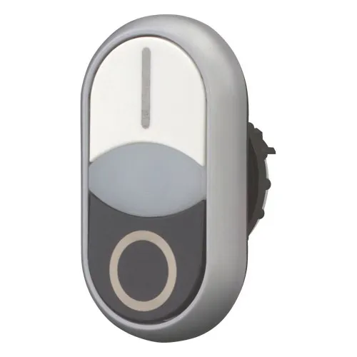 Eaton Bouton-poussoir double M22-DDLF-WS-X1/X0