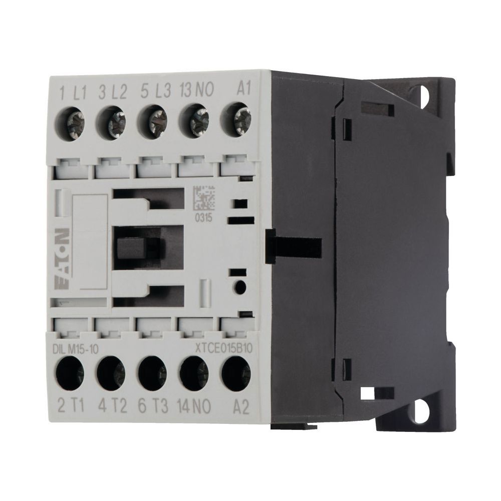 Contacteur de puissance Eaton DILM15-10, 3 pôles, 7,5 kW, 230 V, bornes à vis