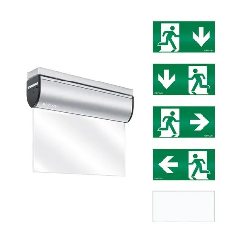 ESYLUX Luminaire de secours LED pour signalisation de sortie SLCEL LED#EN10031618