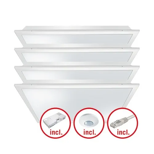 ESYLUX Système d'éclairage LED M625 QUADRO-S #EQ10132469