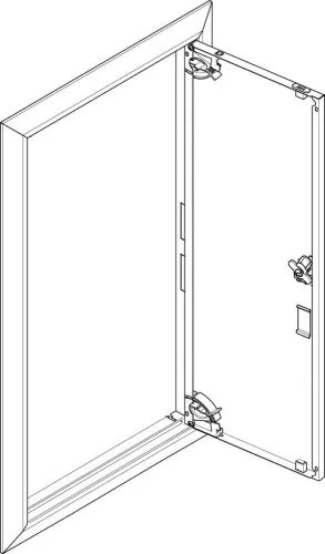 ABN Blendrahmen avec porte pleine GBRU14T