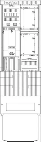 Colonne de raccordement de compteur ABN SZ205ZZ2403