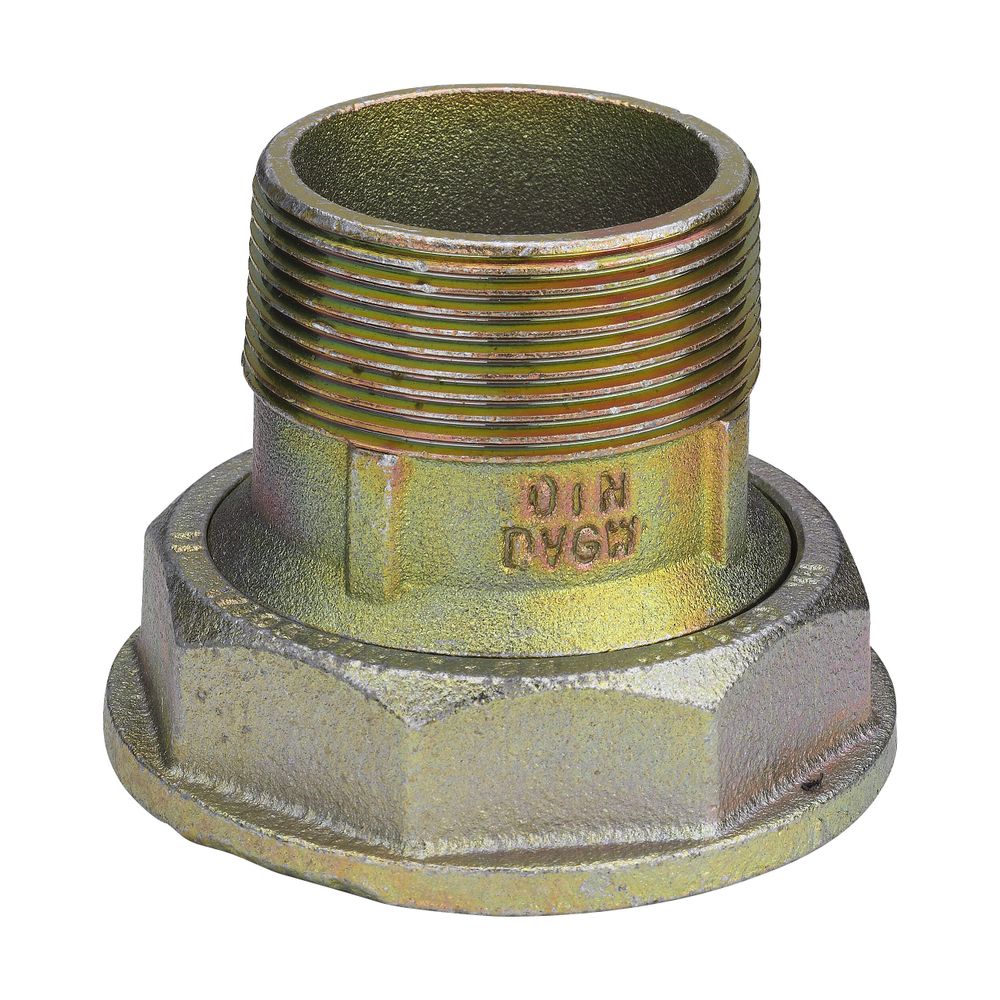 Raccord de connexion pour compteur de gaz Viega pour compteur de gaz à deux raccords G2327, R 1 1/2", fonte malléable