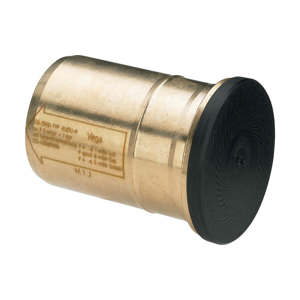 Détecteur de débit de gaz Viega Geopress intégré dans manchon de soutien 9653.2, type A/D, Ø 50 mm, pression de service 25 mbar, laiton rouge