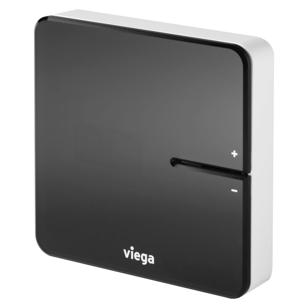 Viega Fonterra Smart Control Thermostat d'ambiance 1250.5, blanc signal RAL 9003/noir signal RAL 9004