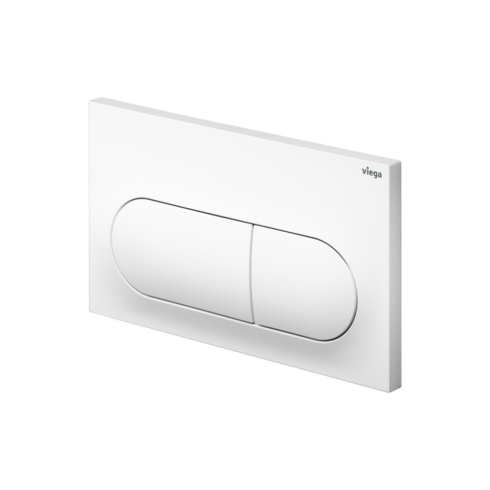 Plaque de commande Viega Visign for Life 6 pour WC Prevista 8602.1, plastique, blanc-alpin