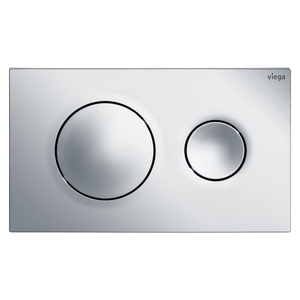 Plaque de commande Viega Visign for Style 20 WC 8610.1, plastique chromé