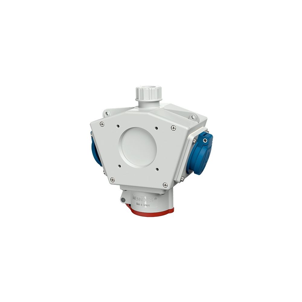 Boîte de dérivation Mennekes STANDARD DELTA-Box 92915 avec 1 prise CEE 16A 5P et 2 prises Schuko 16A