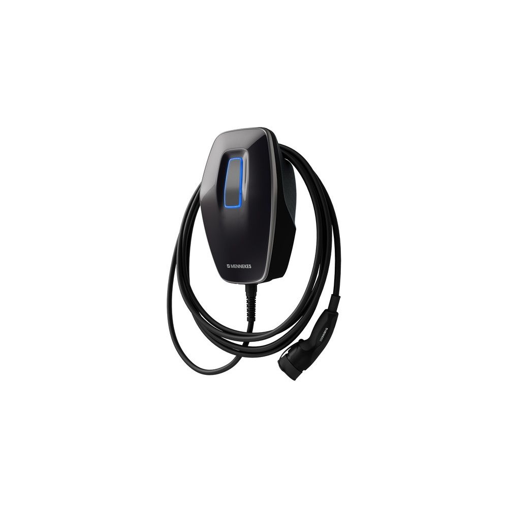 Wallbox Mennekes AMTRON 4You 110 11 kW, câble de recharge 7,5 m, Noir 1311201205BK