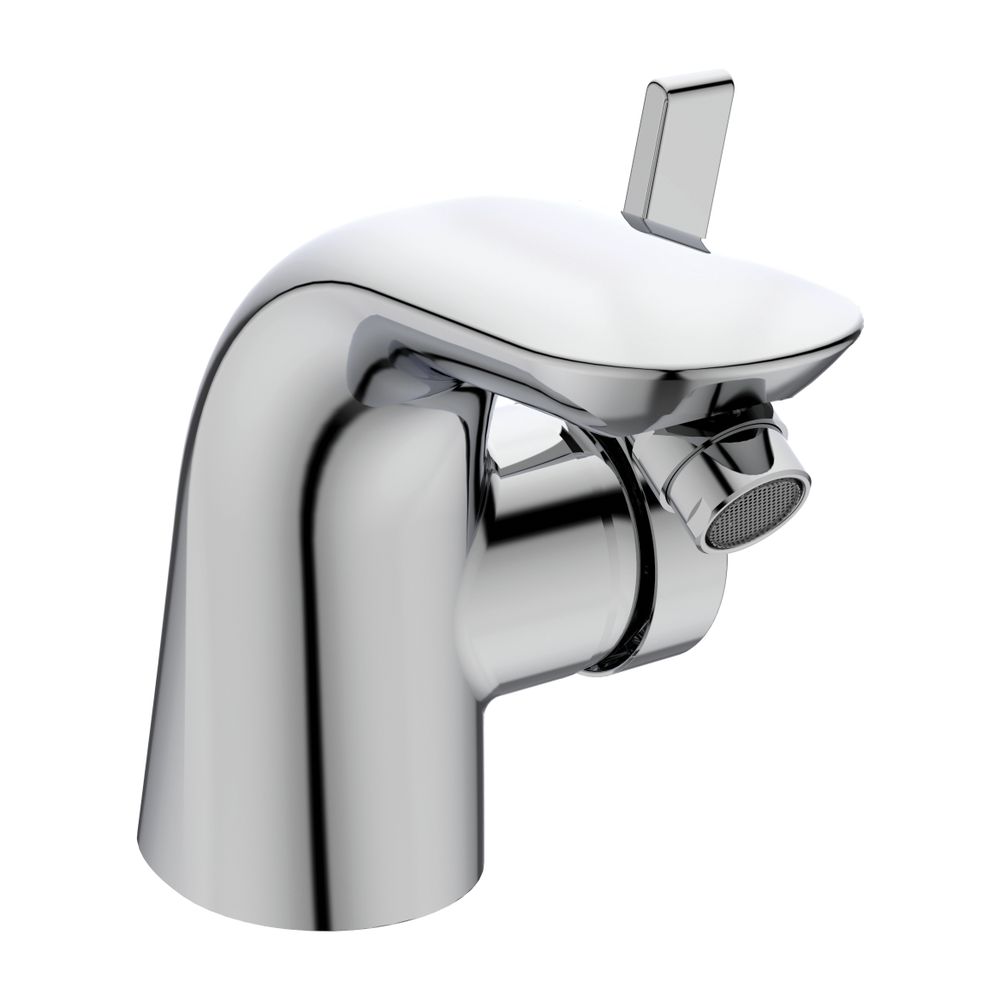 Robinetterie de bidet Melange, avec garniture d'évacuation 113 mm, chromé